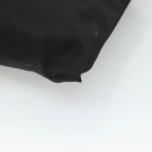 PRADA Hand Bag Nylon Black Silver Auth 118620 - Picture 4 of 16